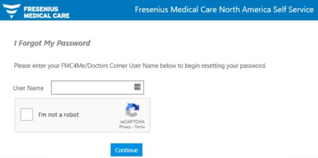 Reset FMC4ME Login Credentials